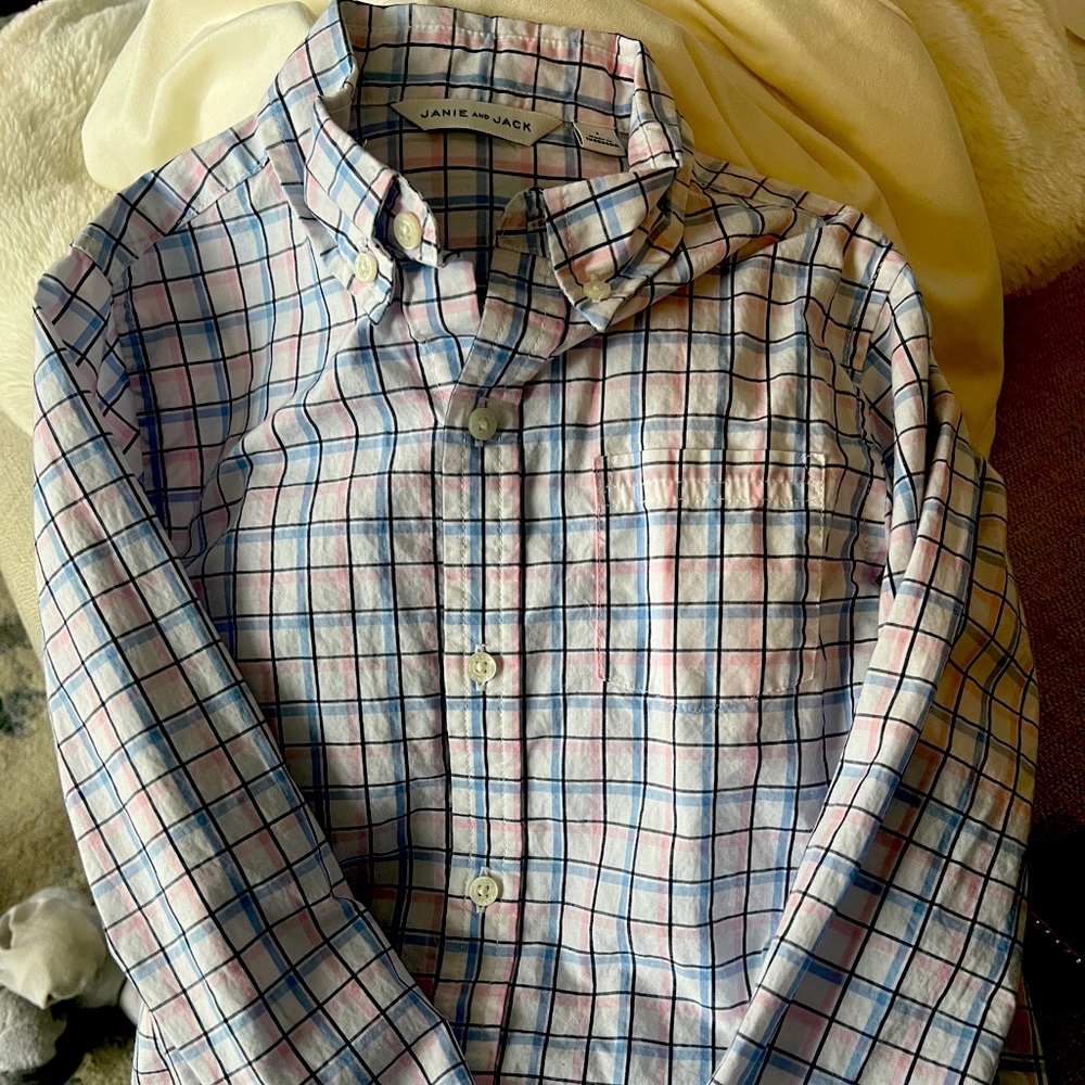 Janie ans jack size 7 button down